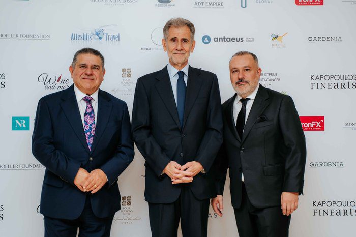 visual CANCER ASSOCIATION OF CYPRUS Who we saw at the charity gala