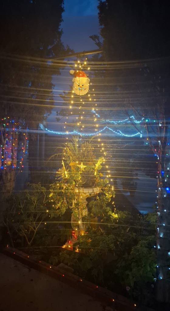 photo THOUSANDS OF LIGHTS Illuminate Angelos' Home in Xylofagou