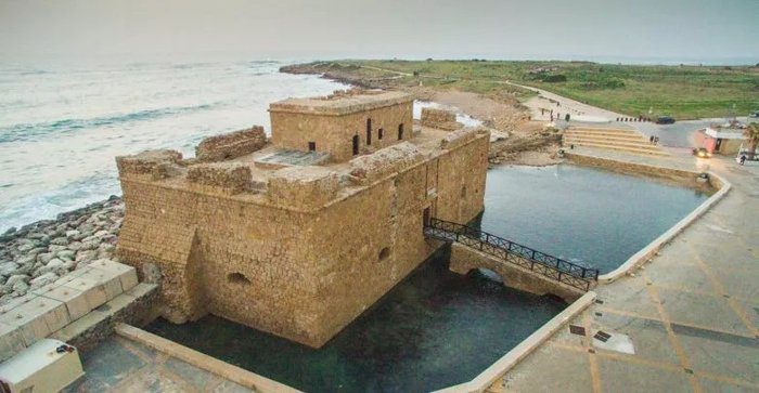 graphic Paphos castle blocks stay until next summer
