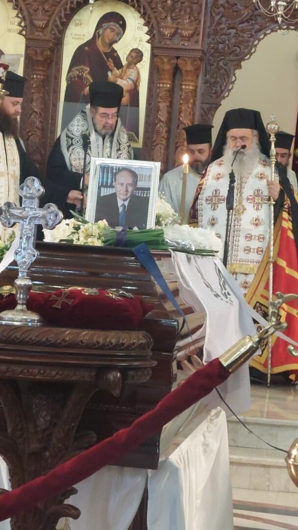 image GEORGE VASILIOU The final farewell to a President who left his mark