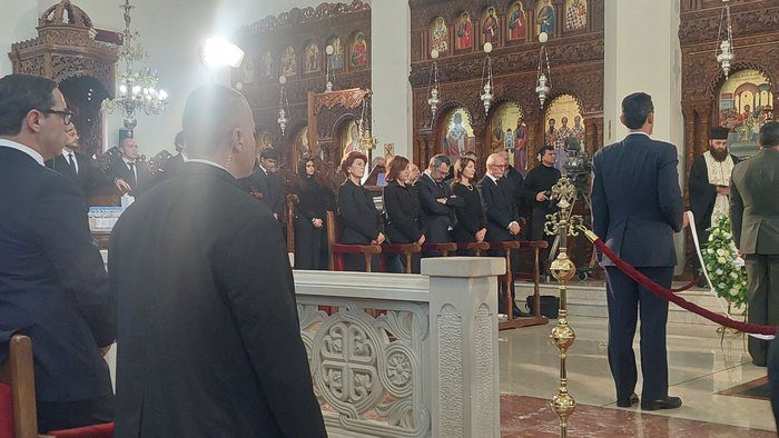 photo GEORGE VASILIOU The final farewell to a President who left his mark