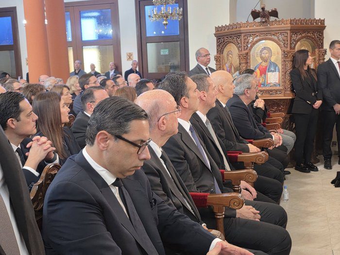 photograph GEORGE VASILIOU The final farewell to a President who left his mark