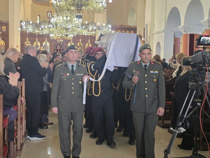 graphic GEORGE VASILIOU The final farewell to a President who left his mark
