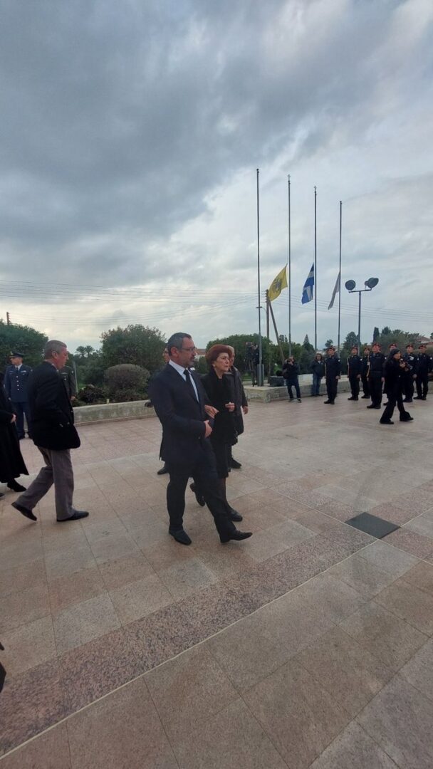 photograph GEORGE VASILIOU The final farewell to a President who left his mark