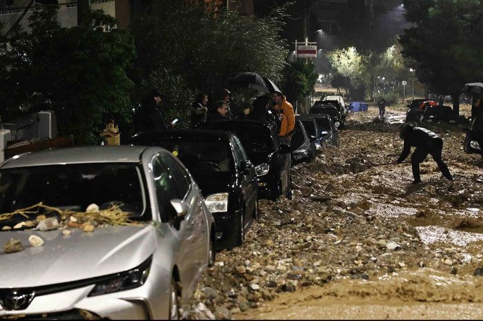 photo Severe Weather Similar Scenes in Greece and Cyprus Two Dead in Attica