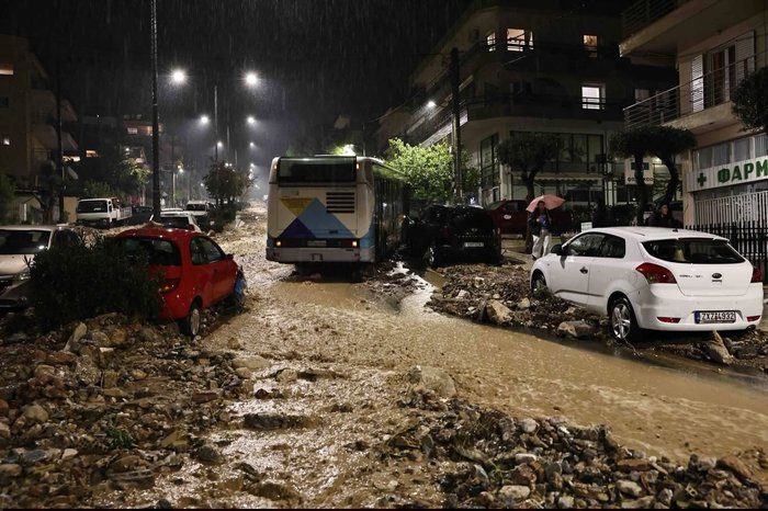 graphic Severe Weather Similar Scenes in Greece and Cyprus Two Dead in Attica