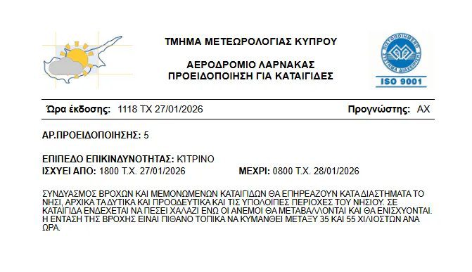 изображение ЖЕЛТОЕ ПРЕДУПРЕЖДЕНИЕ Ливни и грозы Когда вступает в силу