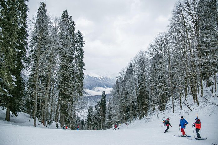 snapshot TROODOS First Ski Slope Opens Cyprus Ski Enthusiasts Try