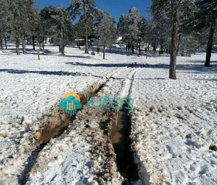 φωτογραφία ΤΡΟΟΔΟΣ Καταστροφή στην πίστα Sun Valley I πριν καν προλάβει να