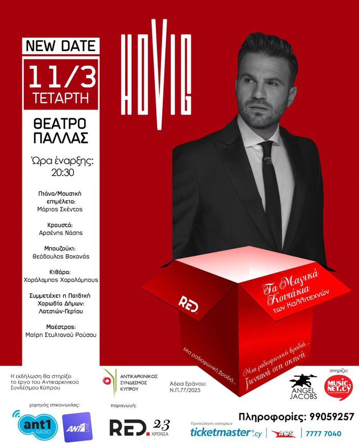 φωτό HOVIG Θα ανοίξει το δικό του Μαγικό Κουτάκι για τον Αντικαρκινικό