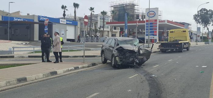 image LARNACA Six people hospitalized after serious crash in Larnaca
