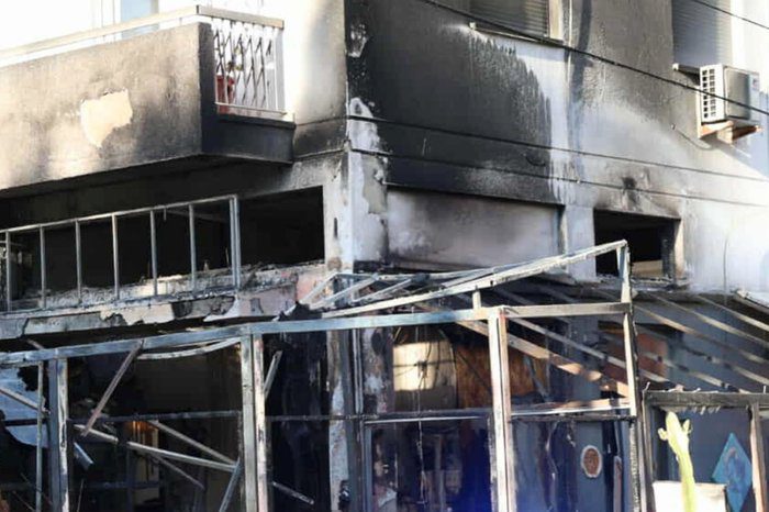 φωτό ΛΕΥΚΩΣΙΑ Έκρηξη και φωτιά καταστρέφουν εστιατόριο Διαρροή υγραερίου