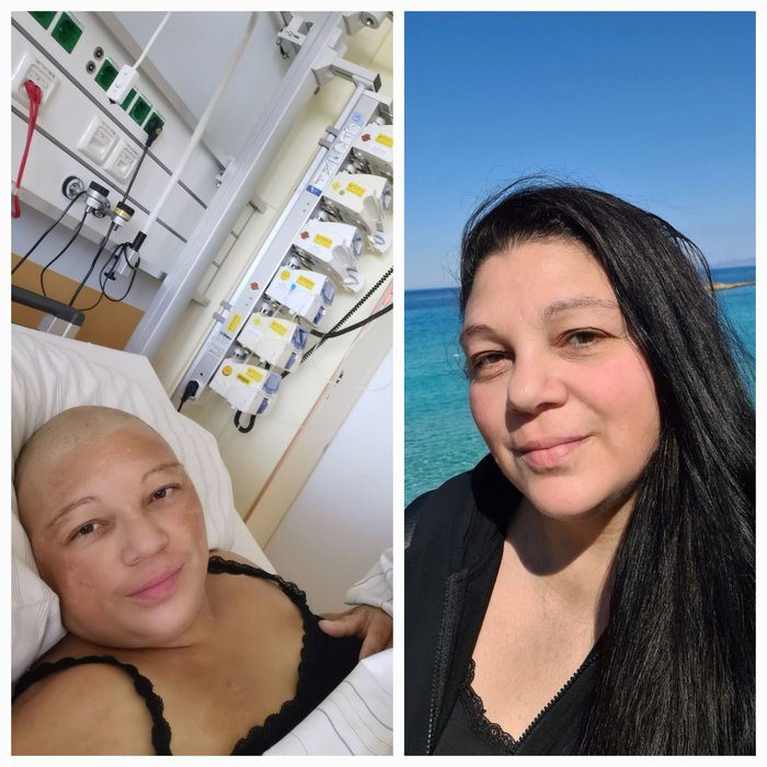 graphic MARIA MARKOU Five years after the transplant The life she won