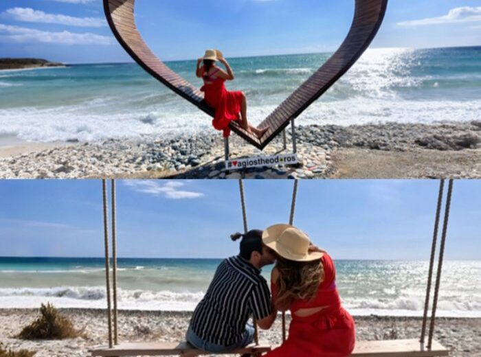 εικόνα Το πιο cute σημείο για Valentines φωτογραφίες με θέα τη θάλασσα