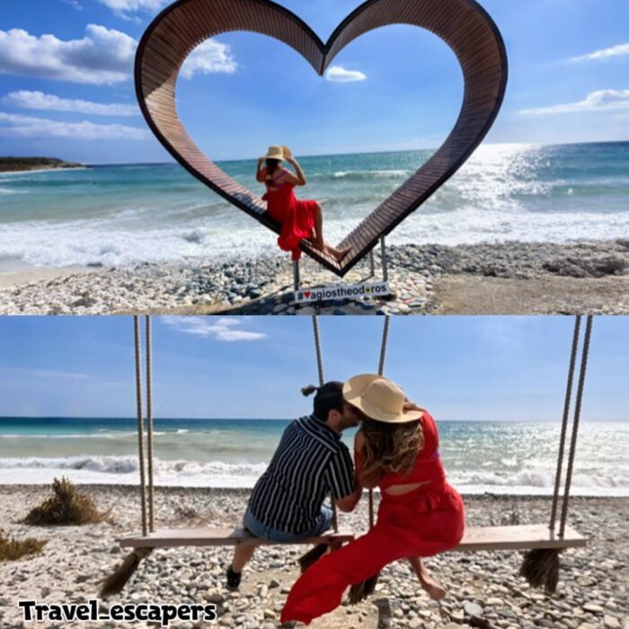 εικόνα Το πιο cute σημείο για Valentines φωτογραφίες με θέα τη θάλασσα