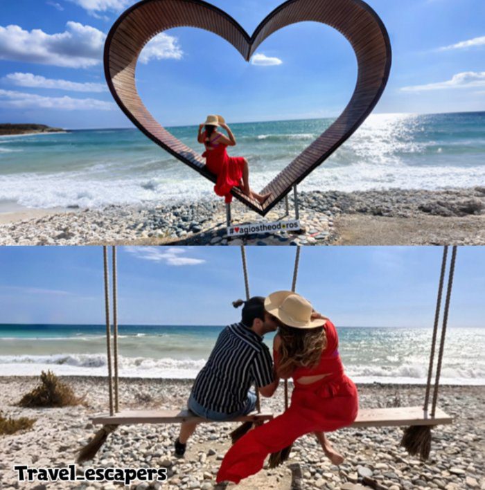 εικόνα Το πιο cute σημείο για Valentines φωτογραφίες με θέα τη θάλασσα