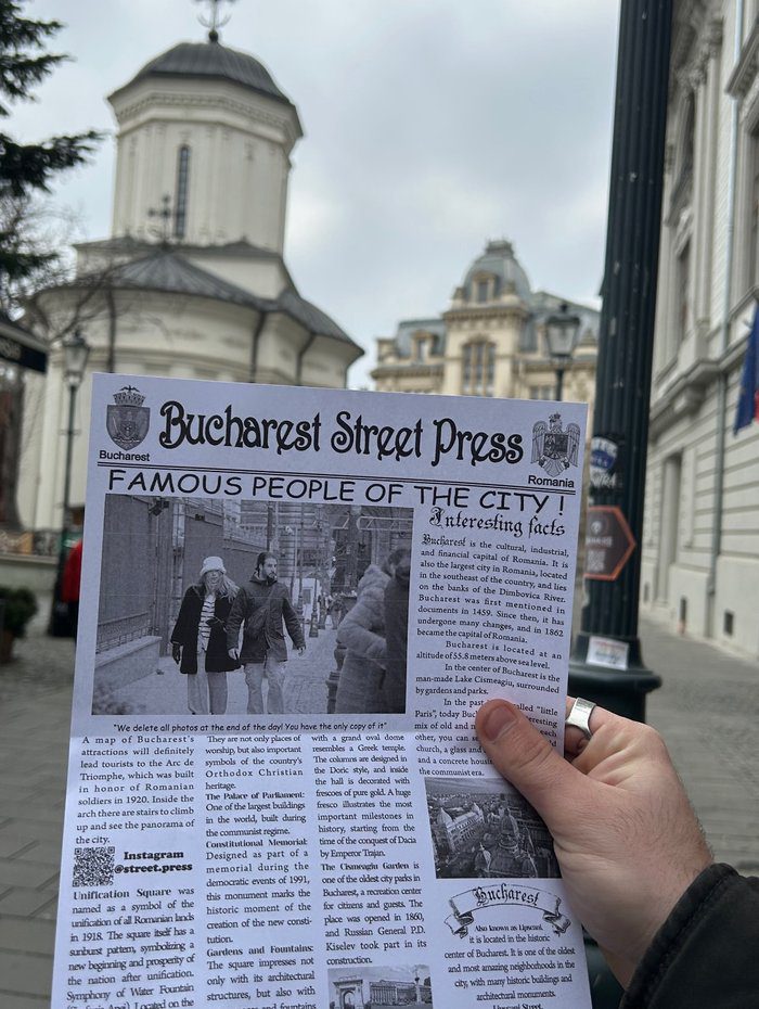 graphic TRAVEL ESCAPERS Journey to Bucharest The Heart of Romania